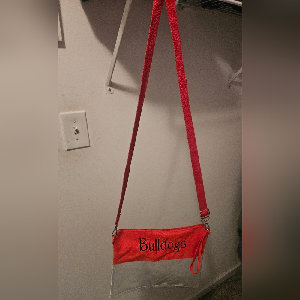 Georgia Bulldogs Clear Bag Crossbody Purse